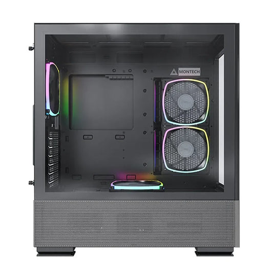 MONTECH Sky Two ARGB ATX Mid Tower Cabinet (Black)