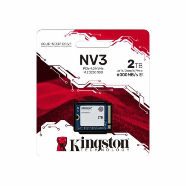 Kingston SSD 2TB M.2 NVMe Gen4【健康度99%】 Buy KINGSTON NV3 2230 2TB M.2 NVME Gen4 Solid State Drive ( SSD