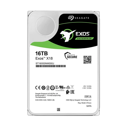 Seagate Exos X18 16TB Internal Hard Drive