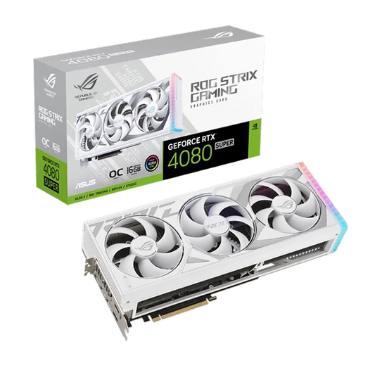 Asus ROG Strix RTX 4080 Super White OC Edition 16GB Graphics Card