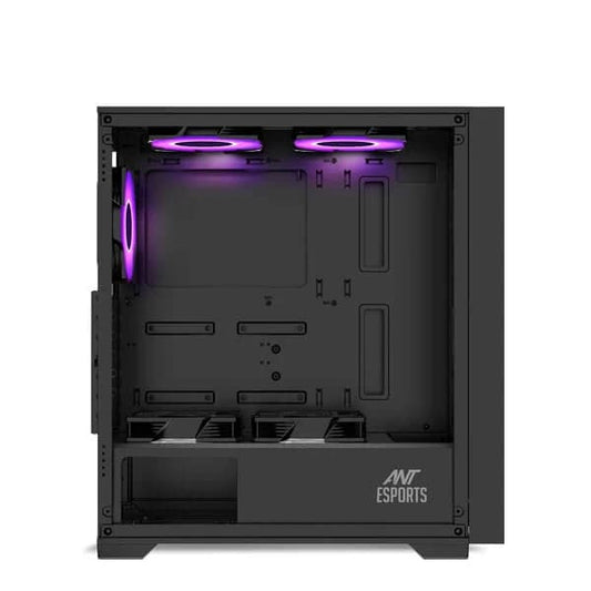 Ant Esports SX7 Auto RGB (ATX) Mid Tower Cabinet (Black)
