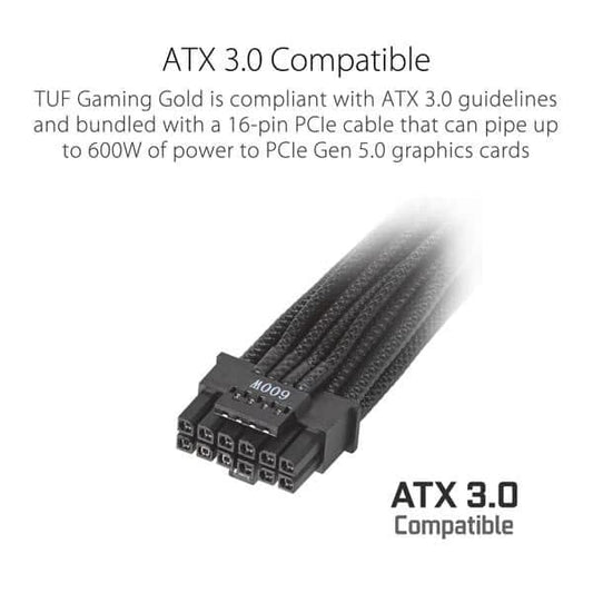 Asus TUF Gaming 750W ATX 3.0 80+ Gold Fully Modular Power Supply (750W)