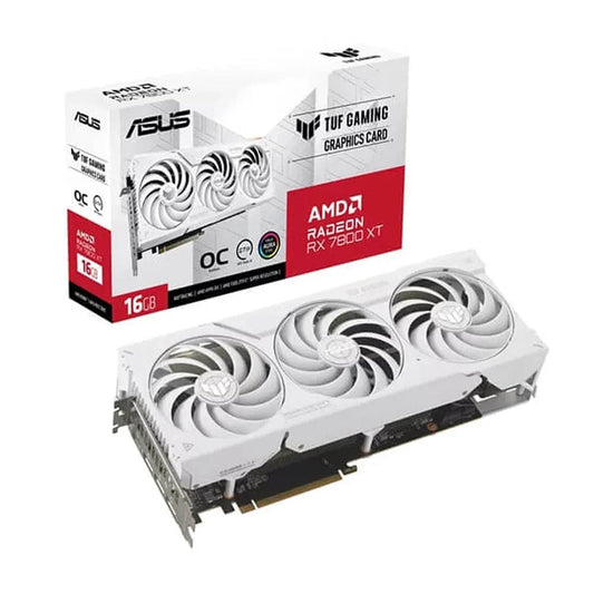 ASUS TUF Gaming RX 7800 XT White OC Edition 16GB AMD Graphic Card