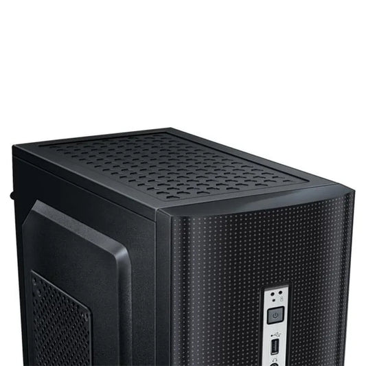 FINGERS Turbo-Mini With SMPS M-ATX Mini Tower Cabinet (Black)