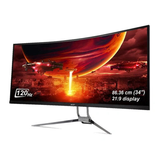 ACER Nitro ED343CUR 34 Inch 2K UWQHD 120Hz VA Panel 90% SRGB 1MS AMD FreeSync Premium Gaming Monitor