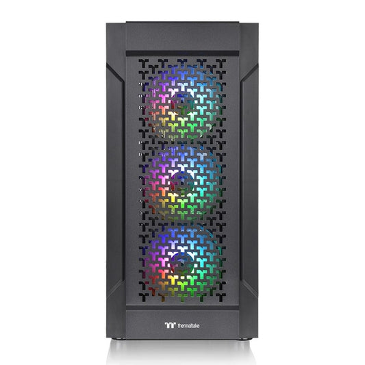 THERMALTAKE Versa T27 TG E-ATX ARGB Mid Tower Cabinet ( Black )