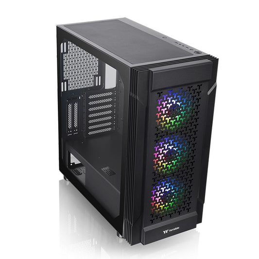 THERMALTAKE Versa T27 TG E-ATX ARGB Mid Tower Cabinet ( Black )