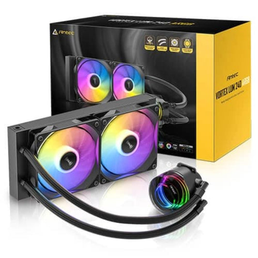 ANTEC Vortex LUM ARGB 240mm CPU Liquid Cooler (Black)