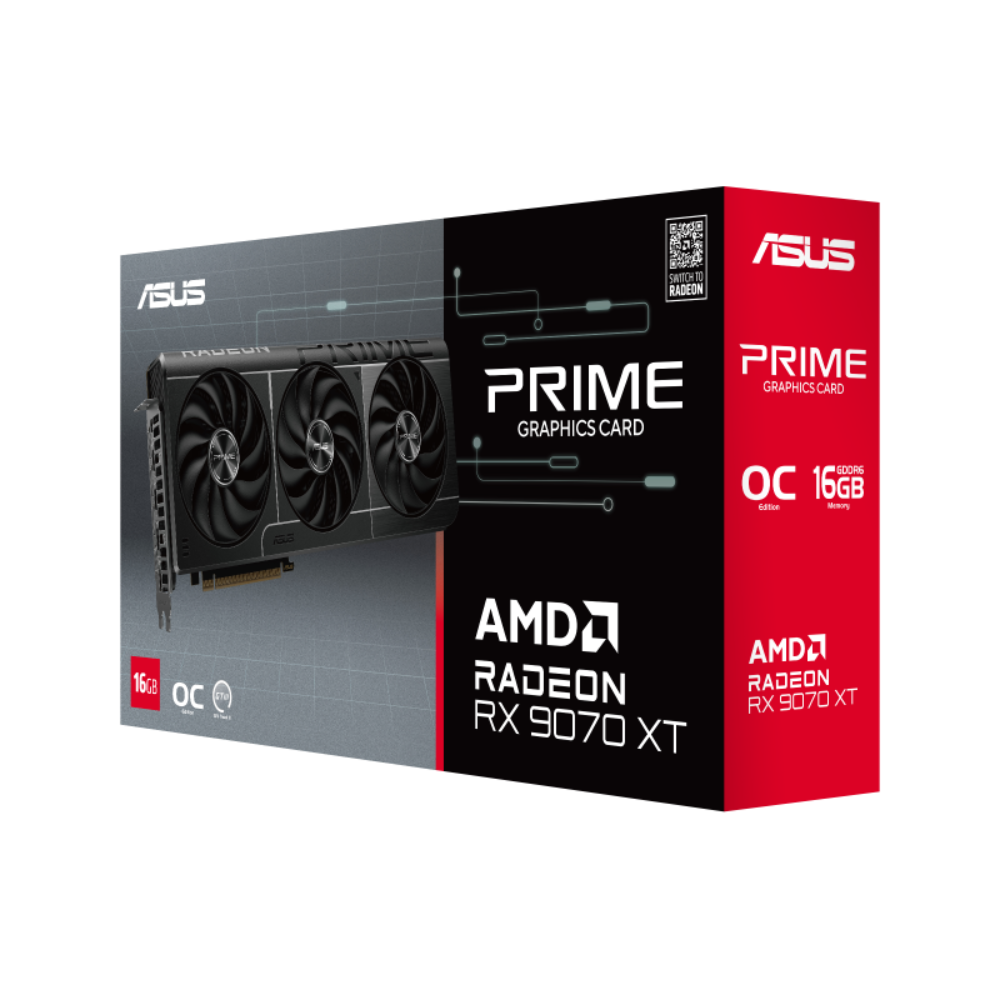 Buy ASUS PRIME Radeon RX 9070 XT OC 16GB AMD Graphic Card