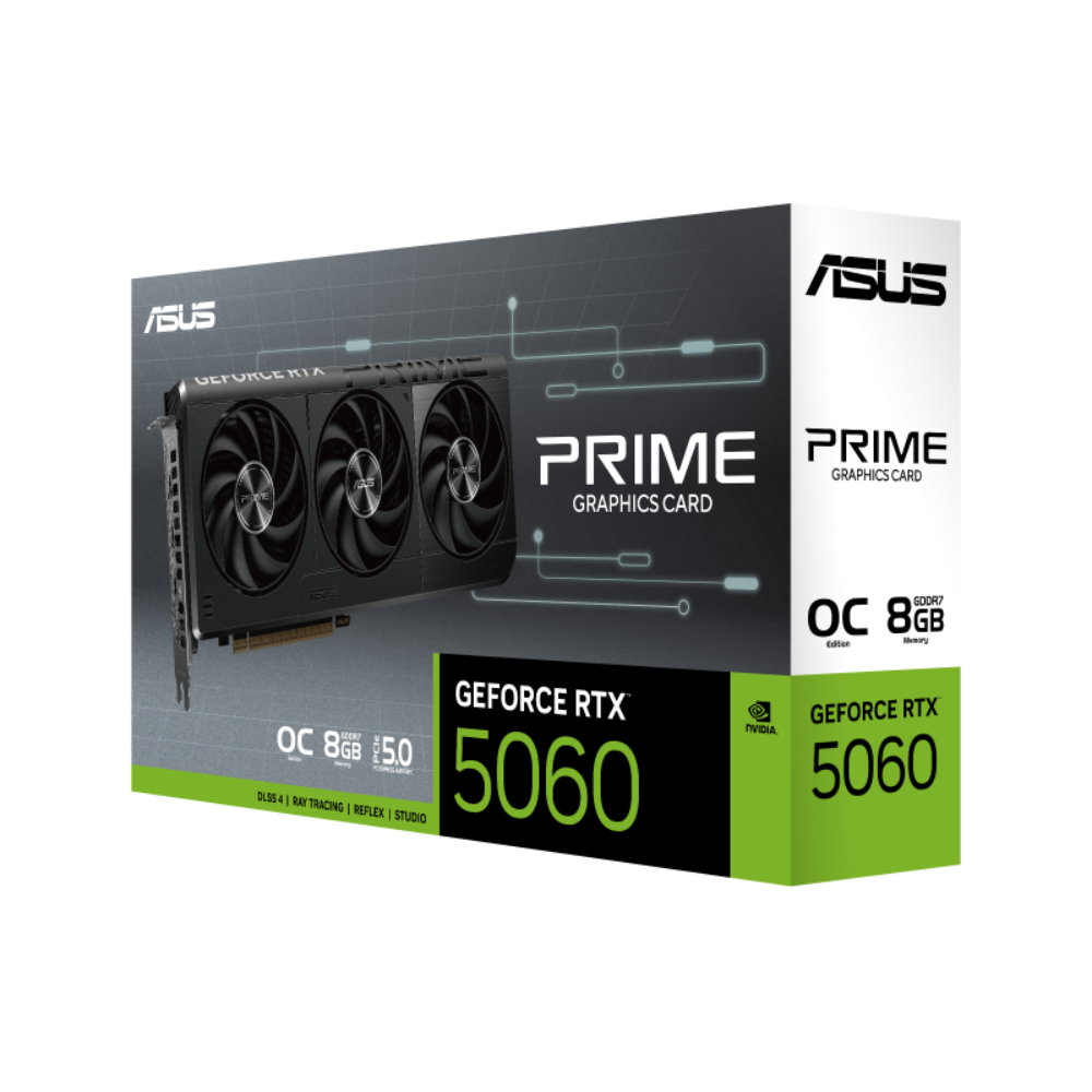 Buy ASUS Prime GeForce RTX 5060 OC 8GB Nvidia Graphic Card