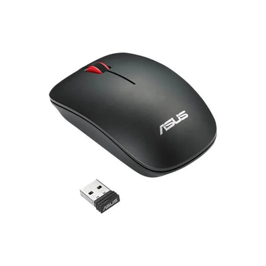 ASUS WT300 Wireless Ambidextrous Mouse (  WT300-BLACK-RED ) ( 1600DPI / 3 Macro Buttons ) ( Black )