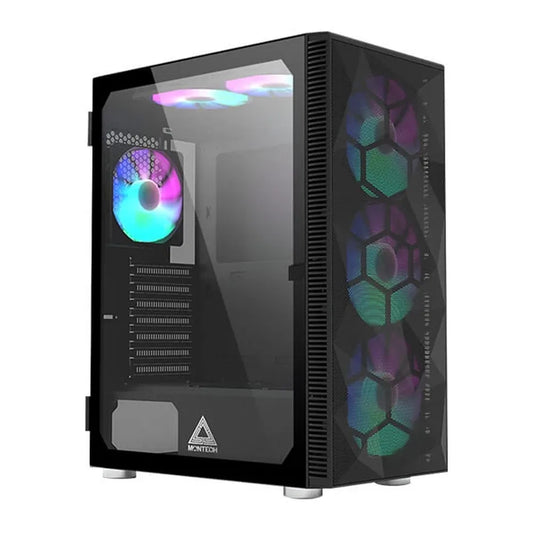 MONTECH X3 Mesh RGB Mid Tower Cabinet (Black)