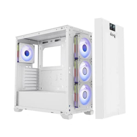 DAWG X 678 ARGB ATX Mid Tower Cabinet ( White )