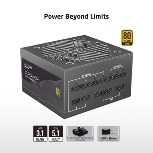 PROLAB DESIGN XPower XP-1000 Gold Fully Modular ATX 3.1 Power Supply ( 1000W )