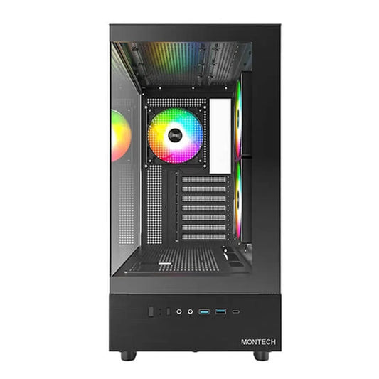 MONTECH XR Mid-Tower ATX Cabinet (Black)