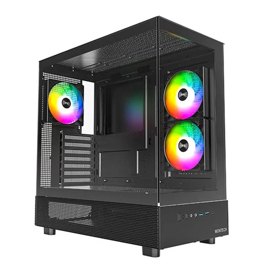 MONTECH XR Mid-Tower ATX Cabinet (Black)