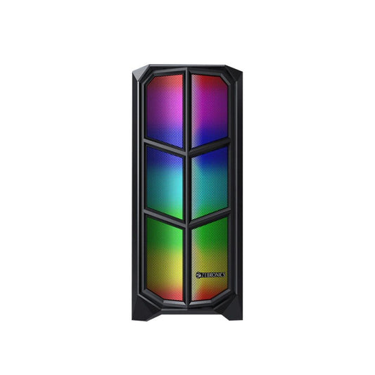 ZEBRONICS Zeb-Ironside MATX Mid Tower Cabinet (Black)