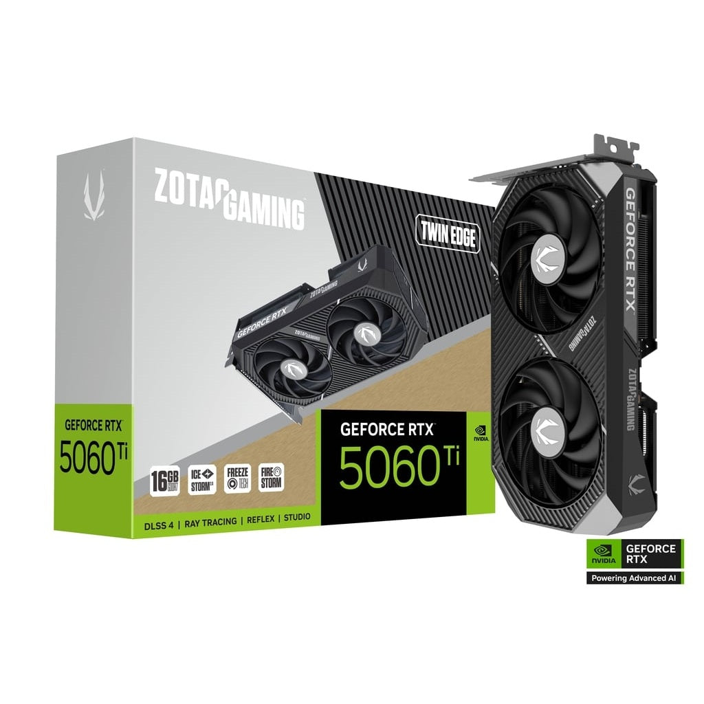 Buy ZOTAC Gaming GeForce RTX 5060 Ti Twin Edge 16GB Nvidia Graphic Card ...