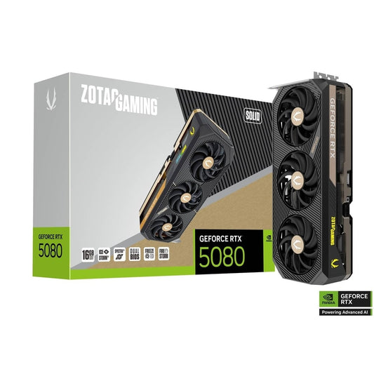 ZOTAC GAMING GeForce RTX 5080 SOLID 16GB NVIDIA Graphic Card