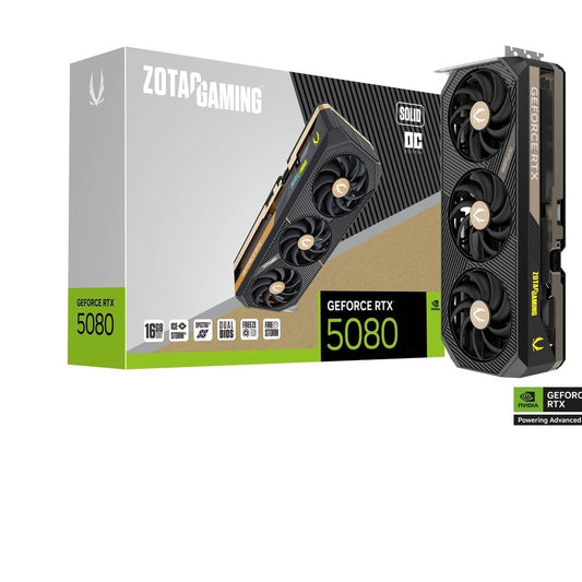 ZOTAC Gaming GeForce RTX 5080 Solid OC 16GB NVIDIA Graphic Card