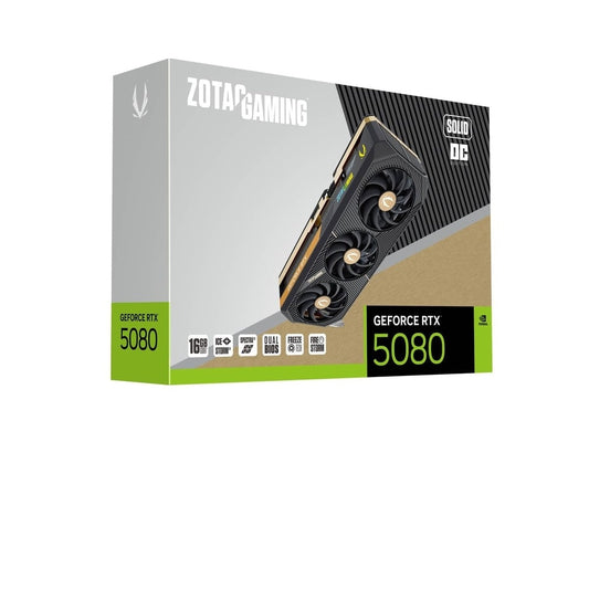 ZOTAC Gaming GeForce RTX 5080 Solid OC 16GB NVIDIA Graphic Card