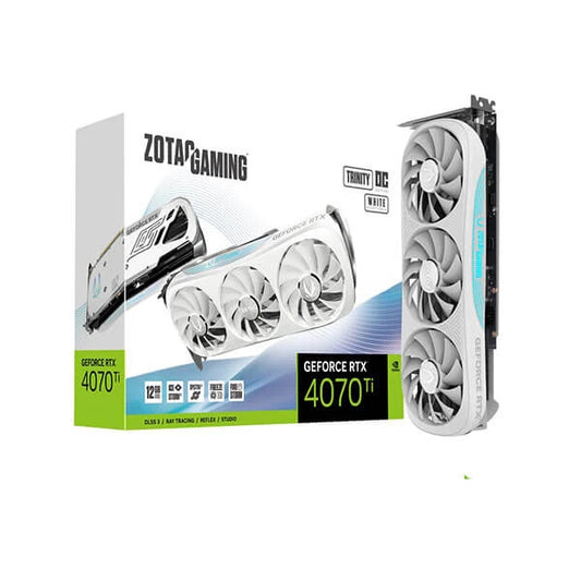 ZOTAC Gaming GeForce RTX 4070 Ti Trinity OC White Edition 12GB Nvidia Graphic Card