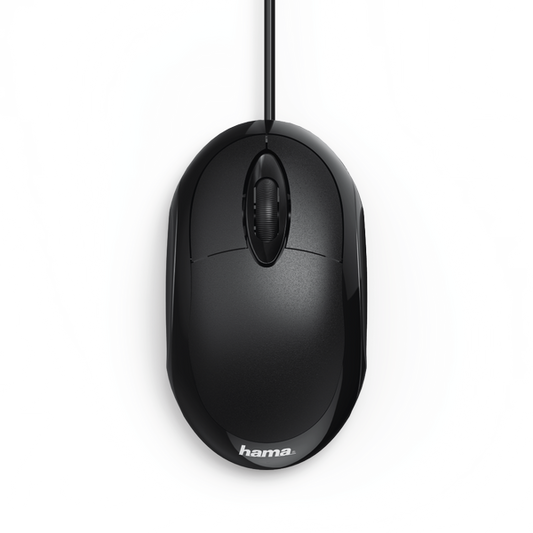 HAMA 182600 MC-100 Wired Ambidextrous Gaming Mouse ( 1000DPI / 3 Macro Buttons ) ( Black )