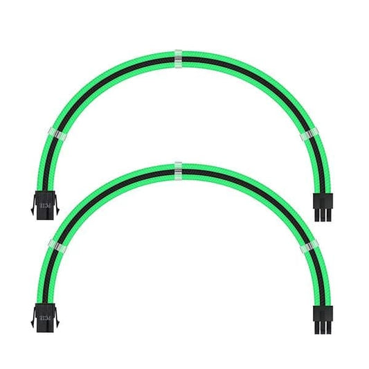 Ant Esports Black and Green Cable set 3combs 30cm 16AWG