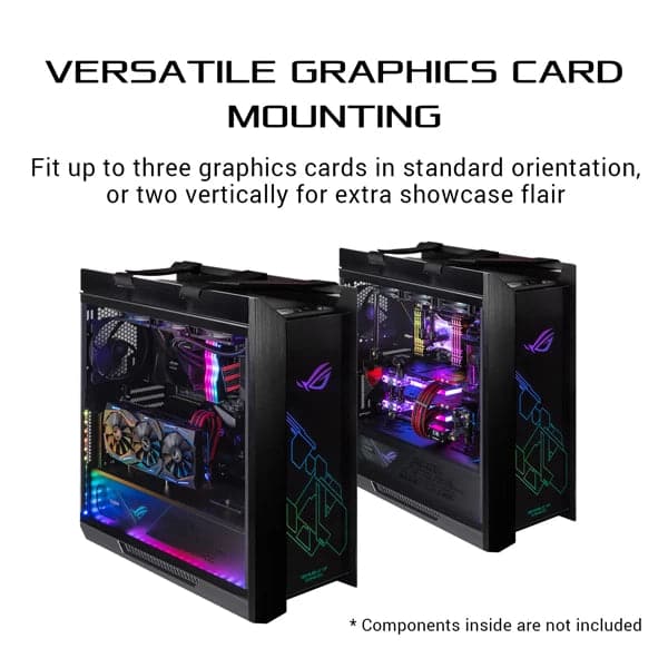Buy ASUS ROG Strix Helios GX601 RGB EATX Mid Tower Cabinet (Black