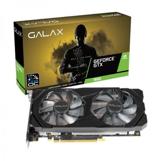 GALAX GeForce GTX 1660 (1-CLICK OC) 6GB GDDR5 Graphics Card