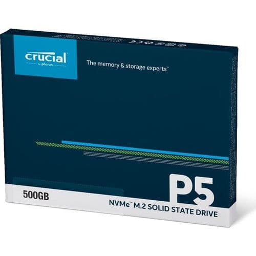 Crucial P5 500GB 3D NAND M.2 NVMe SSD