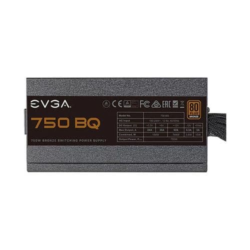 EVGA 750 BQ Bronze Semi Modular PSU (750 Watt)