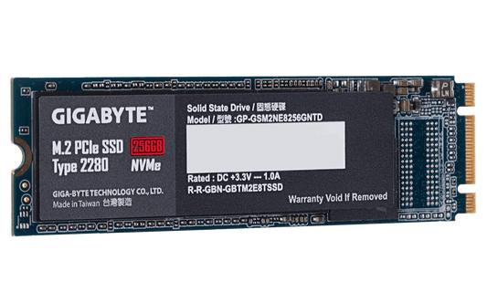 Gigabyte 128GB PCIe M.2 NVMe SSD