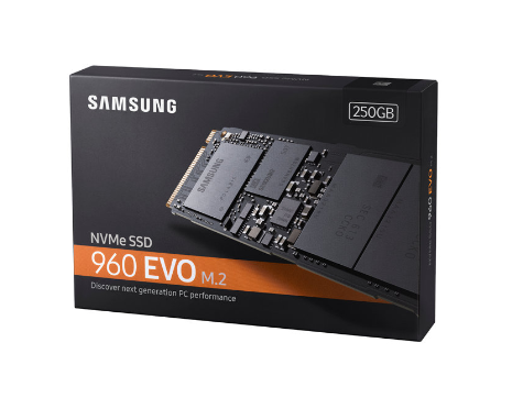 Samsung 960 Evo 250GB M.2 NVMe SSD