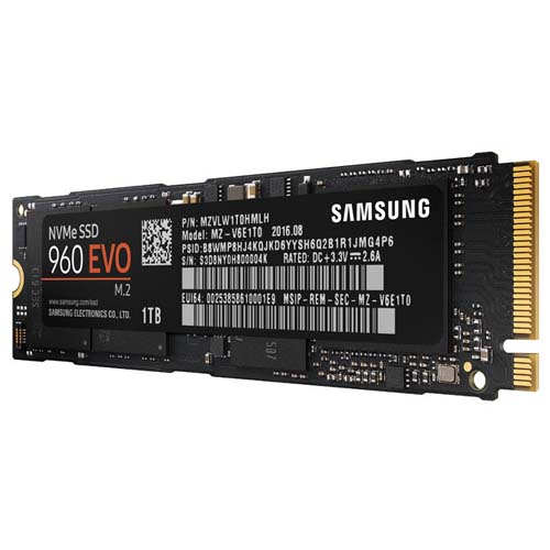 Samsung 960 EVO 1TB M.2 NVMe SSD