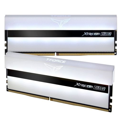 TeamGroup T-Force Xtreem ARGB 16GB (8GBx2) 3200MHz DDR4 RAM (White)