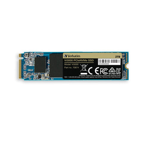 Verbatim Vi3000 2TB PCIe NVMe M.2 2280 Internal SSD