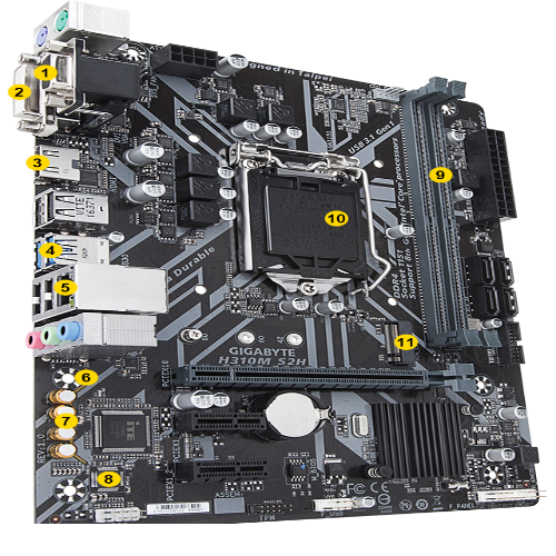 Colorful H310m H310m Ddr3 Asus Lga 1151 Motherboard PRIME H310M-E