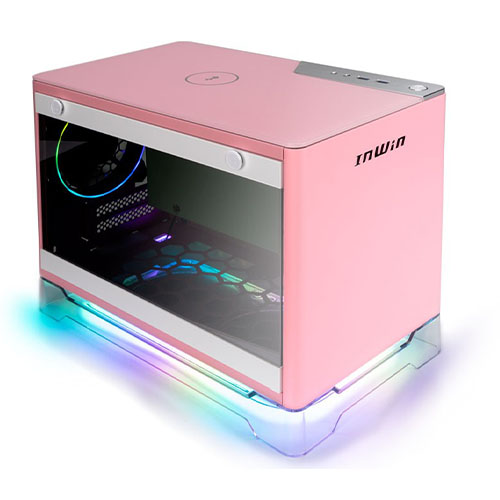 InWin A1 Plus Mini ITX Tower PSU Pink (650 Watt)