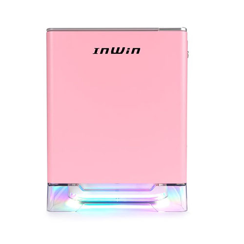 InWin A1 Plus Mini ITX Tower PSU Pink (650 Watt)
