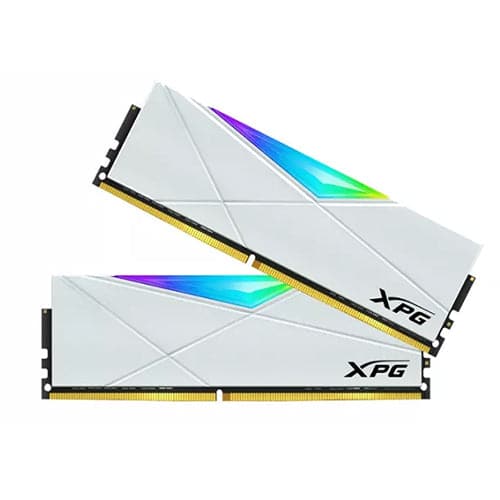 Adata XPG Spectrix D50 RGB 16GB (8GBx2) 3600MHZ DDR4 RAM (White)