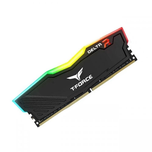 TeamGroup T-Force Delta RGB 16GB (16GBx1) 3200MHz DDR4 RAM (Black) (TF3D416G3200HC16F01)