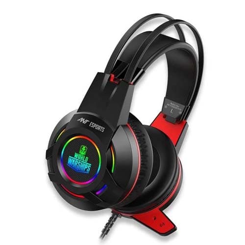 Ant Esports World of Warships Edition H550W RGB 7.1 USB Surround Sound Wired Over-Ear Gaming Headset (Black)