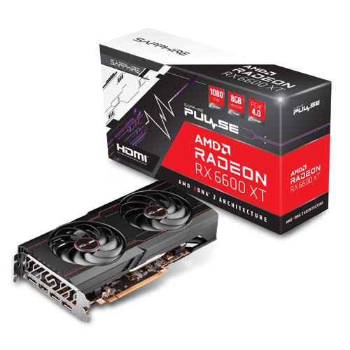 Sapphire Pulse AMD Radeon RX 6600 XT 8GB GDDR6 Graphics Card