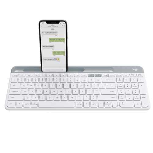 Logitech K580 Multi Device Wireless Keyboard (Off-White)