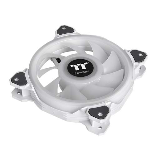 Thermaltake Riing Quad 14 RGB TT Premium Edition Radiator Cabinet Fan (Triple Pack) (White)