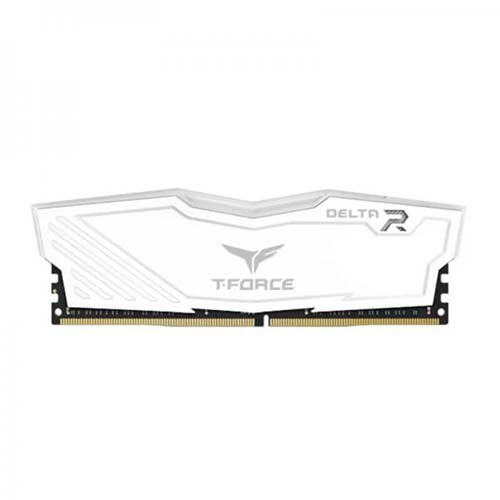 TeamGroup T-Force Delta RGB 16GB (16GBx1) 3600MHz DDR4 RAM (White) (TF4D416G3600HC18J01)