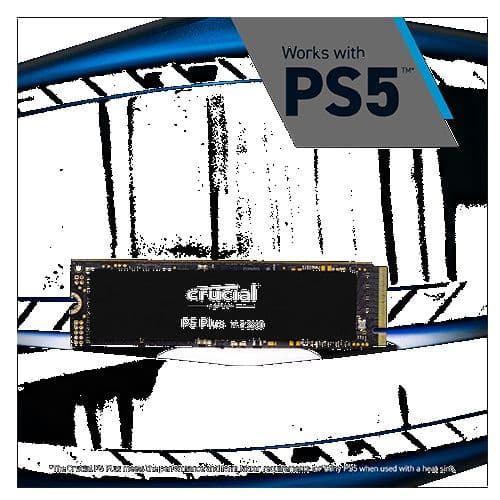 Crucial P5 Plus 2TB M.2 NVMe Gen4 SSD (CT2000P5PSSD8)