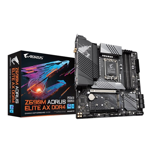 Gigabyte Z690M Aorus Elite AX DDR4 Motherboard