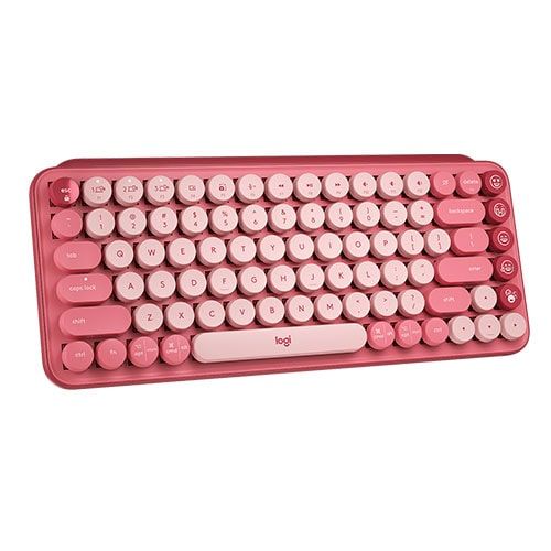 Logitech POP Keys Wireless Mechanical Keyboard (Rose)